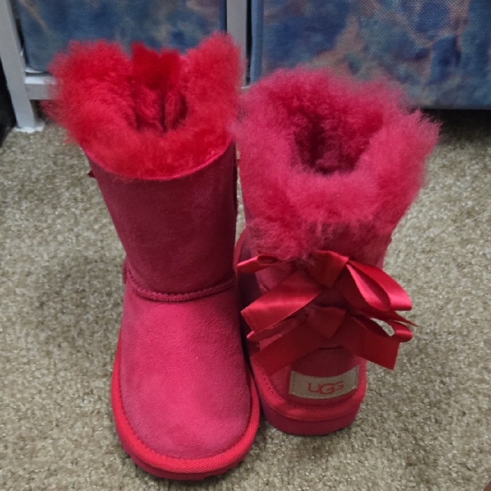 UGG Kids' Vibrant Pink Boots